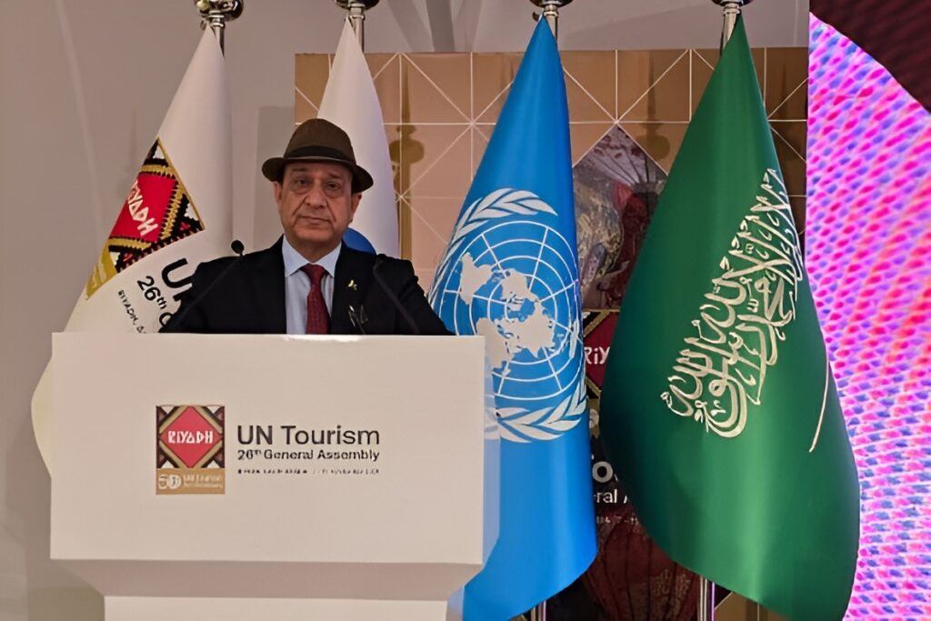 Ahmad Shafiq, CEO of COTHM Global, representing Pakistan at UN Tourism 2025.