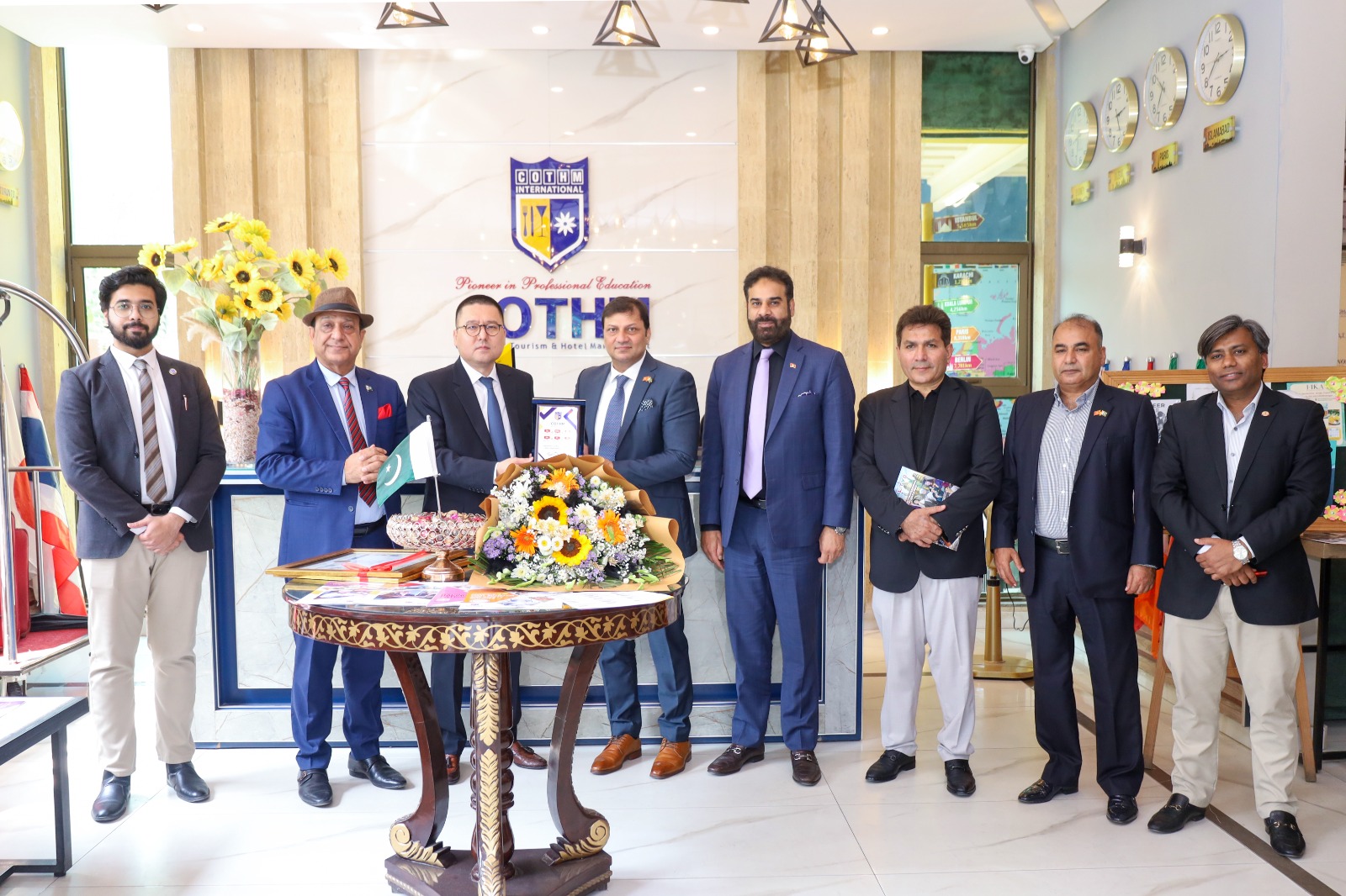 Kyrgyz diplomats visiting COTHM