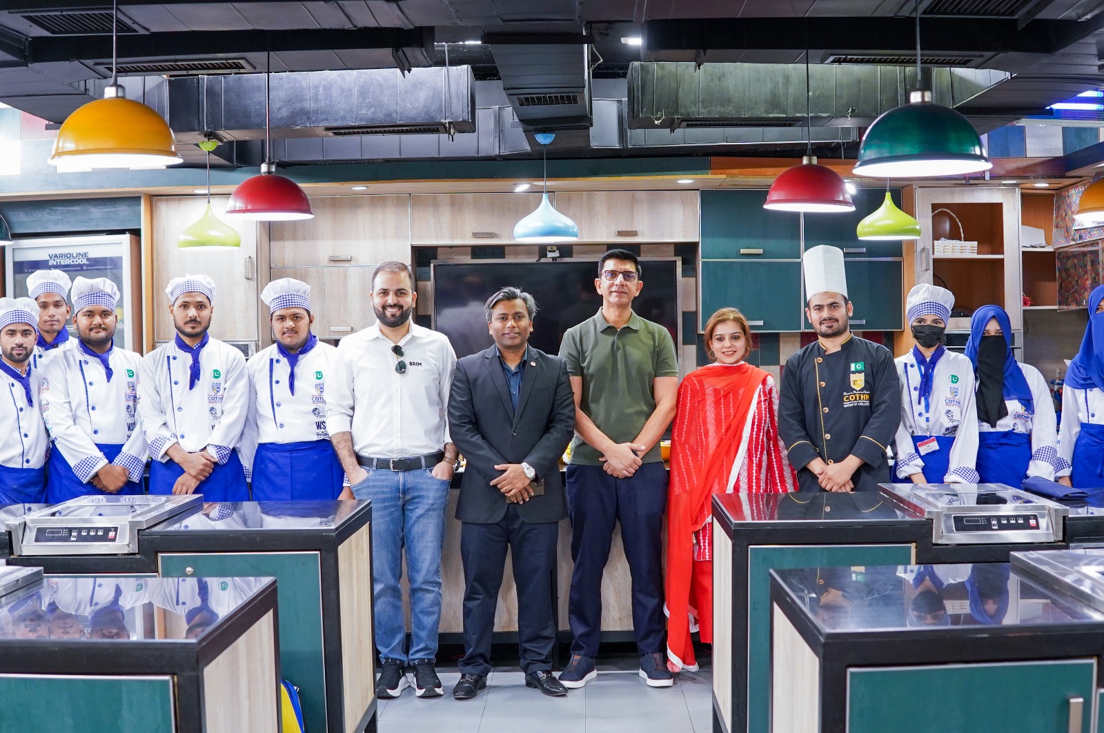 COTHM officials with Brim Burgers management team