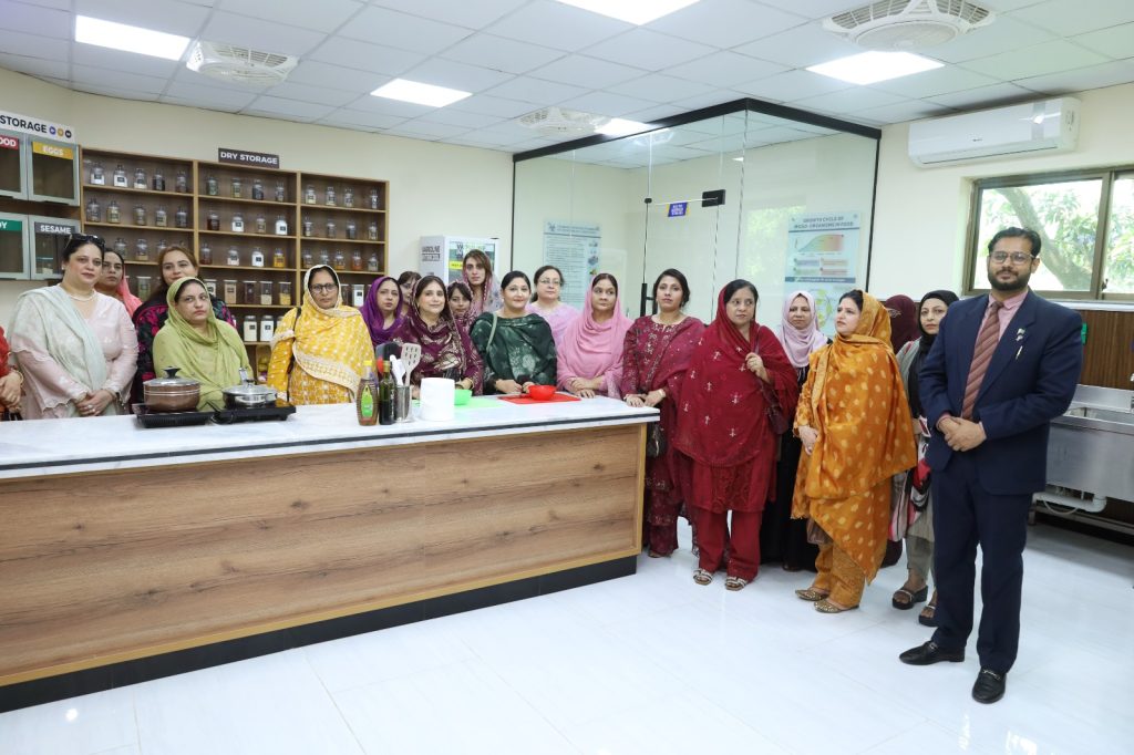 Mothers visiting COTHM campus facilities