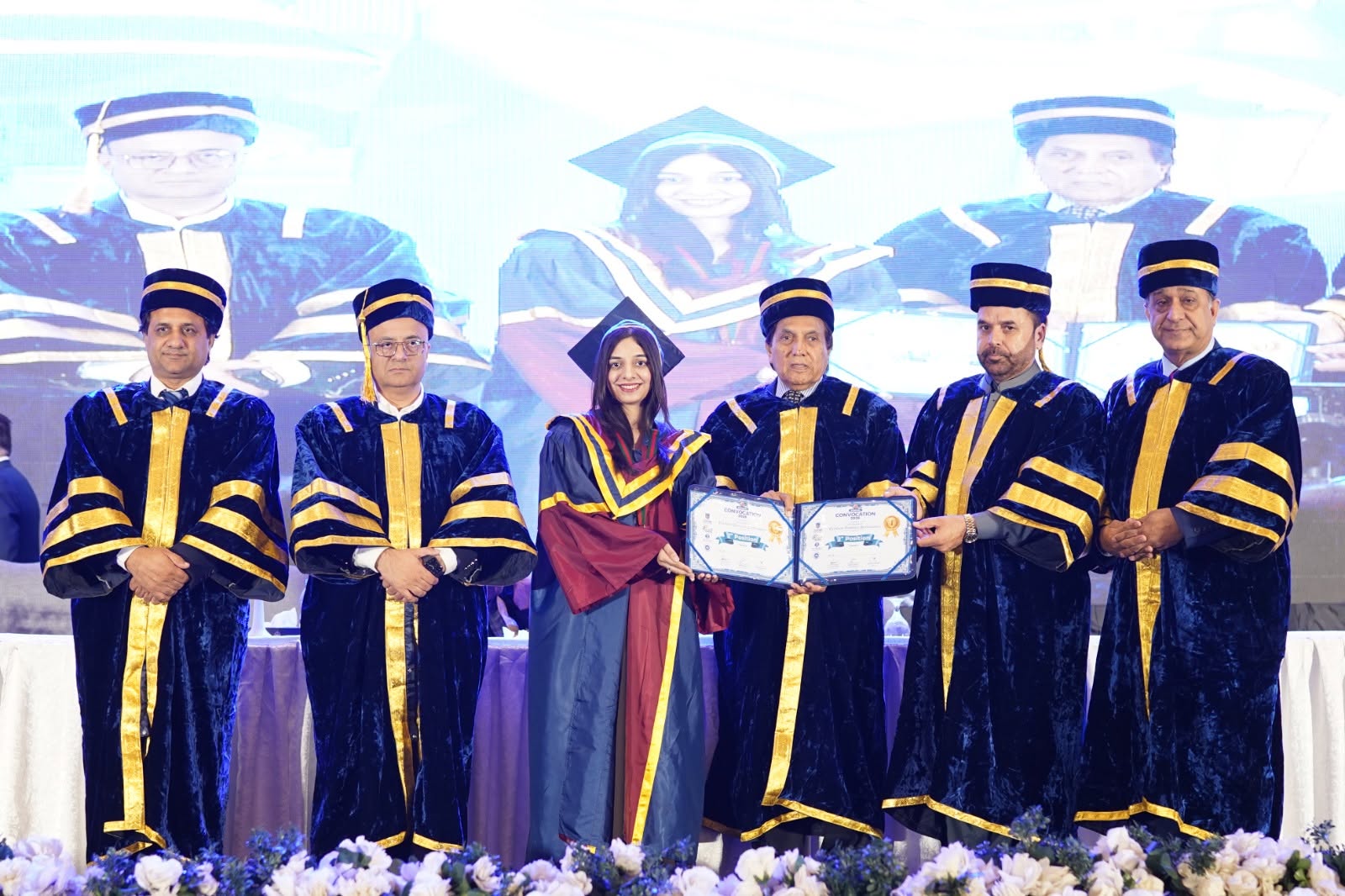 Graduates receiving certificates and gold medals at COTHM Convocation 2026