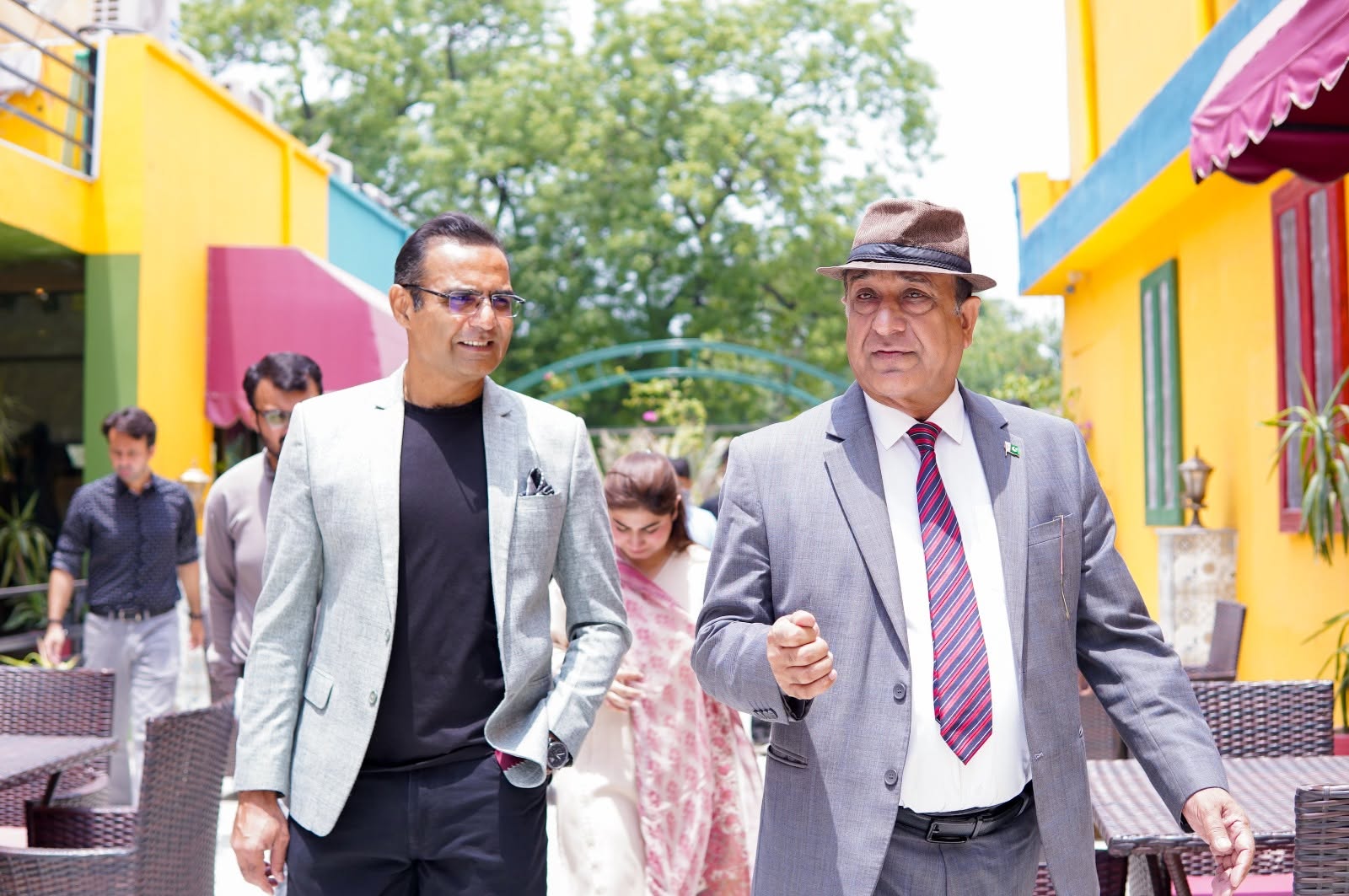Asim Raza visiting COTHM Pakistan campus