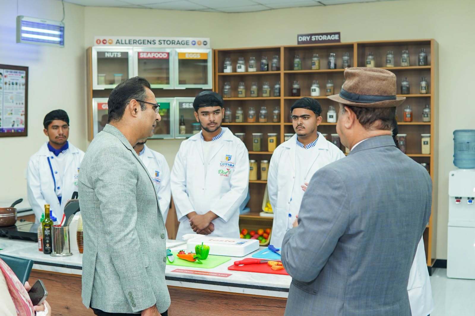 Asim Raza visiting COTHM Pakistan campus