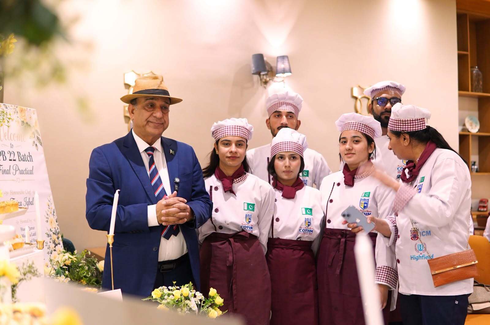 Baking Grand Practical showcasing bakery creations at COTHM