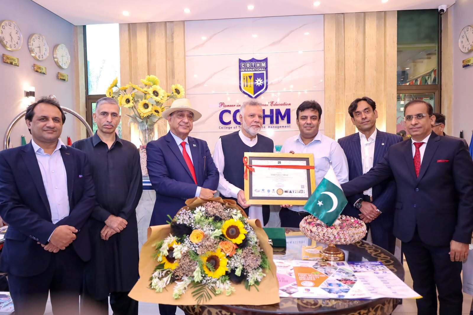 COTHM Pakistan delegation with STEVTA officials