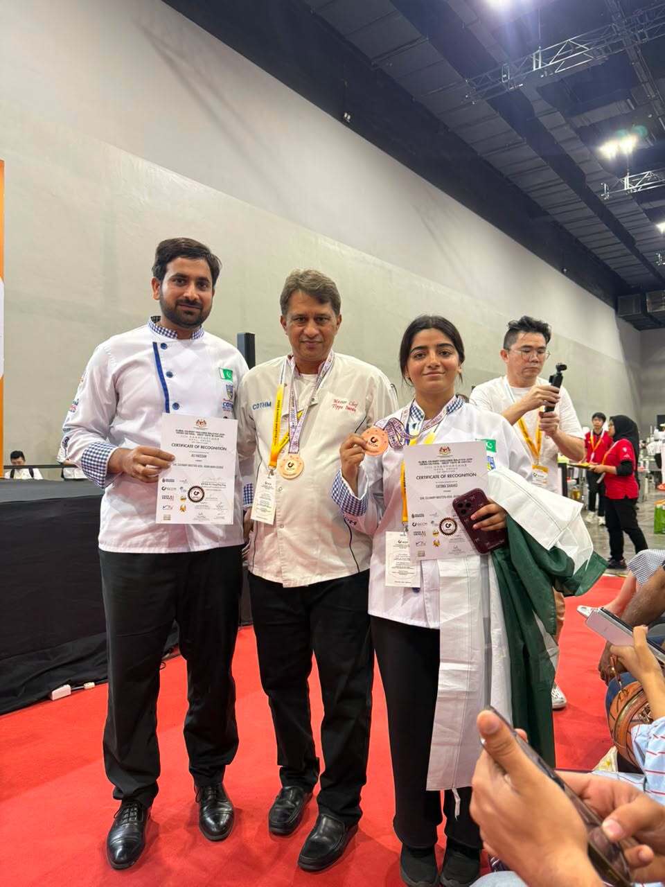 COTHM Team Pakistan winning medals at Global Culinary Challenge Malaysia 2026