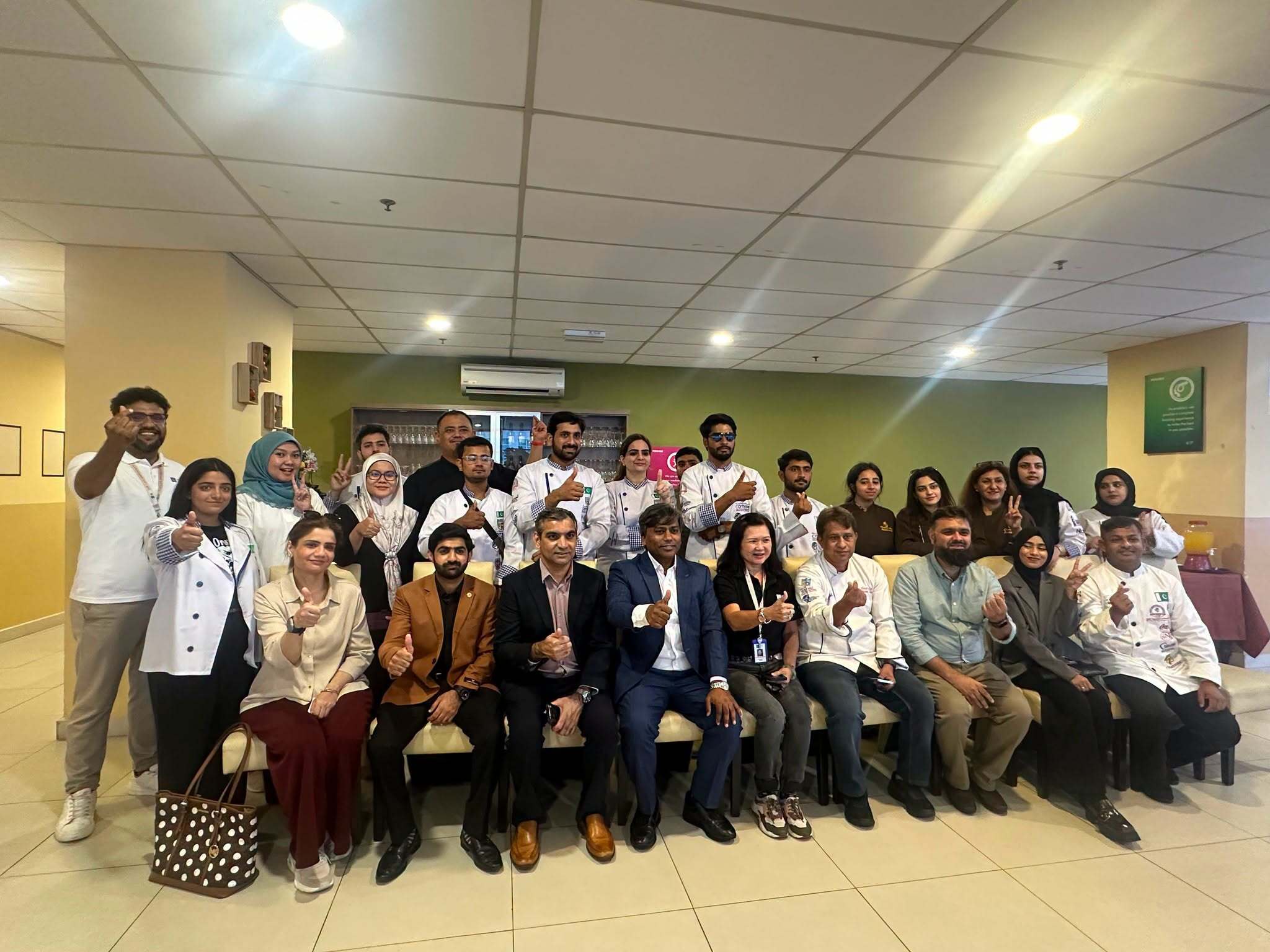 COTHM students interacting with SEGi University faculty