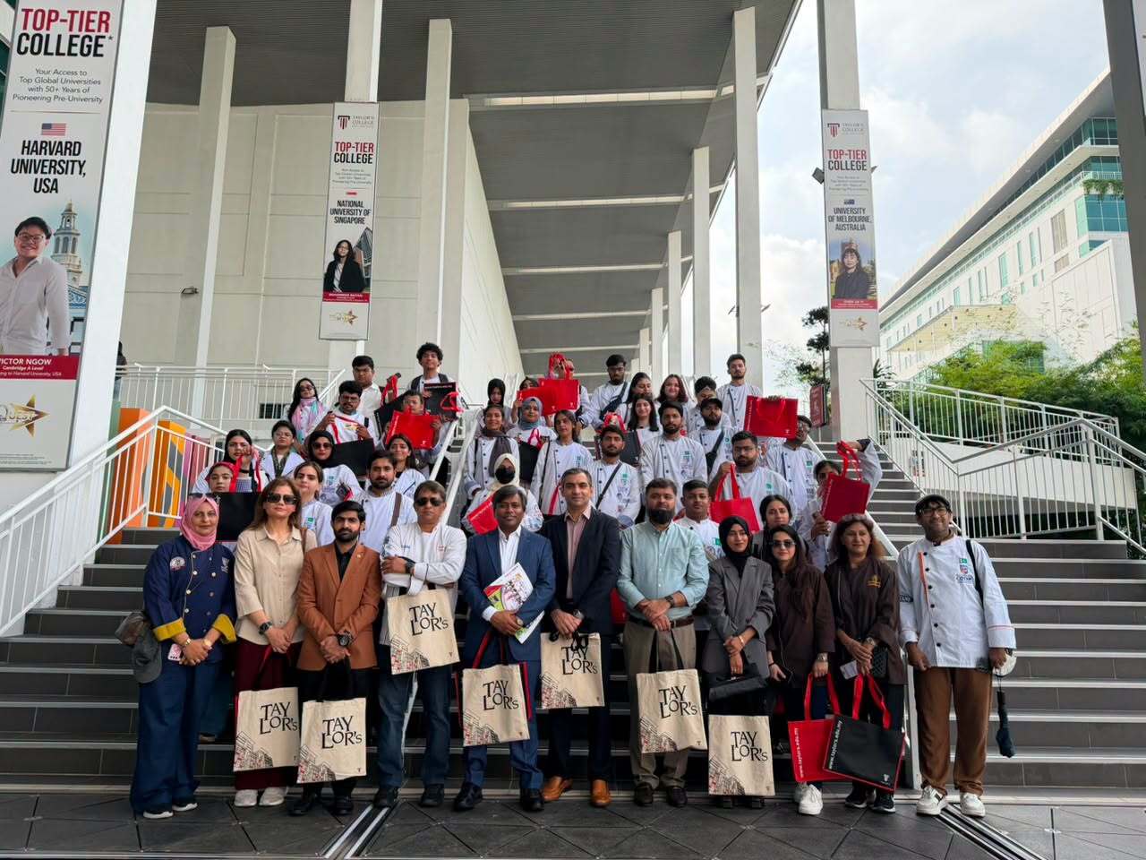 COTHM students visiting Taylor’s University Malaysia