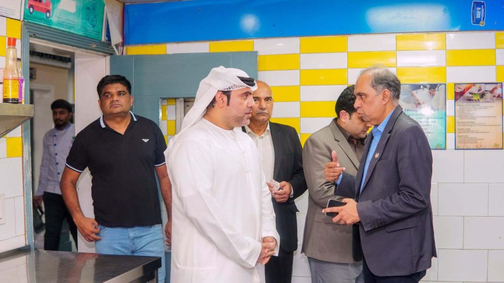 Dr Bu Abdullah touring COTHM hospitality
