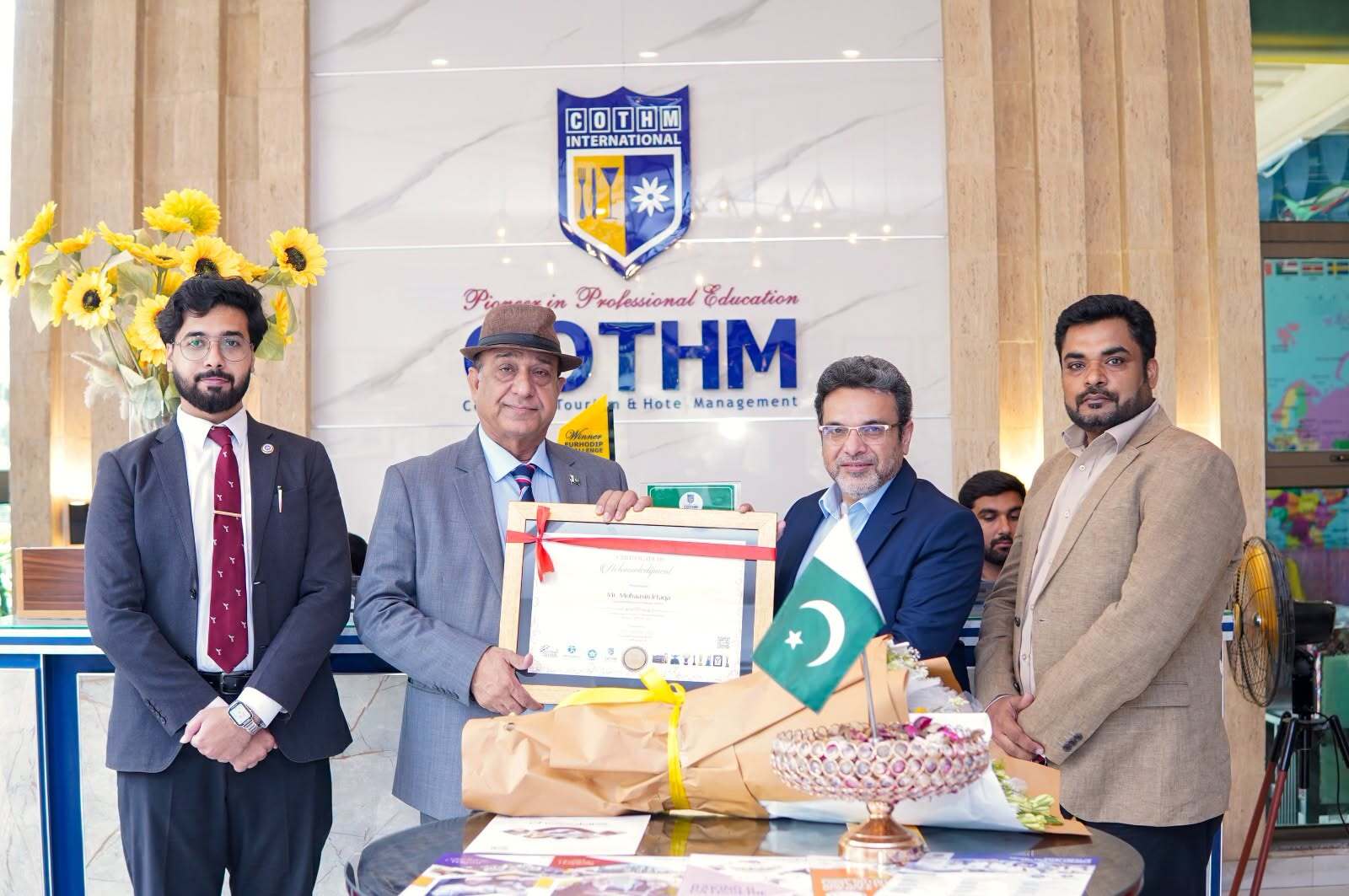 Sabre Country Director visiting COTHM Pakistan