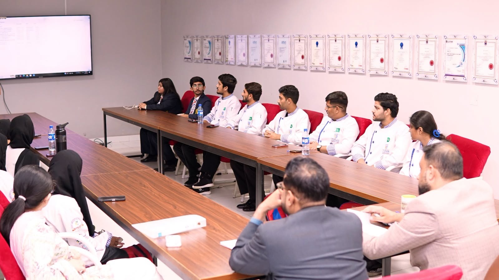 Students promoting SDGs at COTHM Pakistan