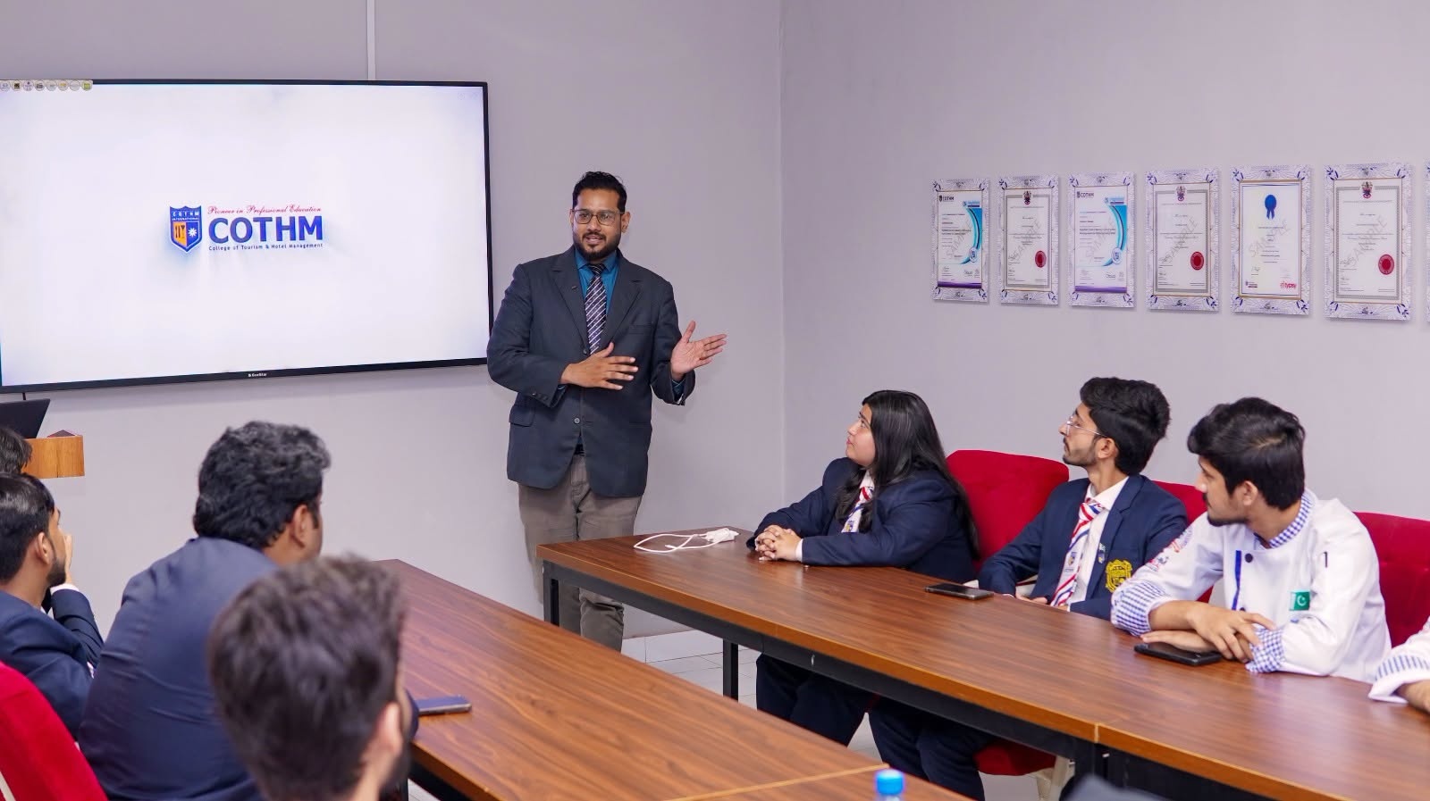 Sustainable hospitality awareness session at COTHM