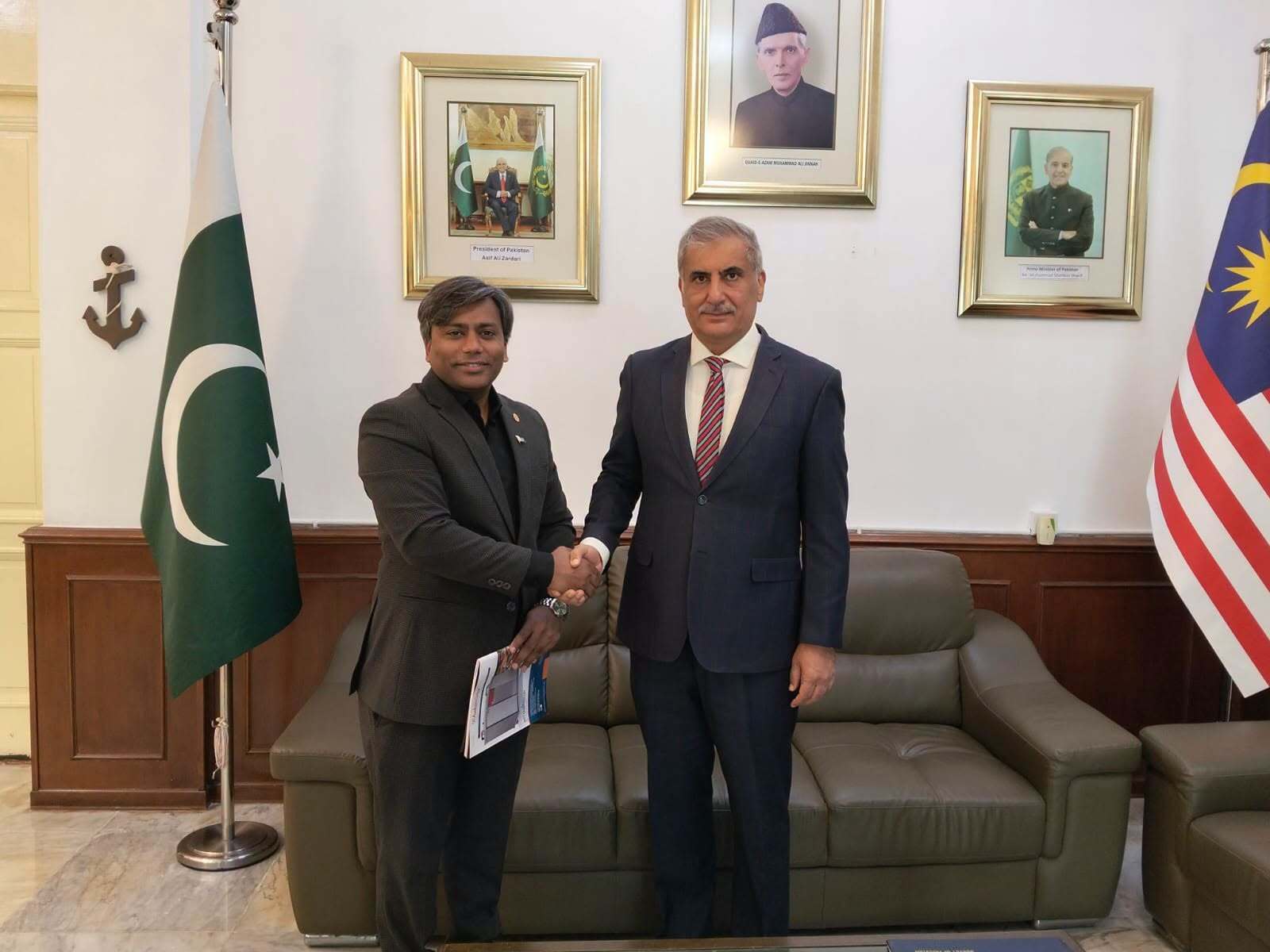 Syed Ahsan Raza Shah meeting COTHM Pakistan delegation